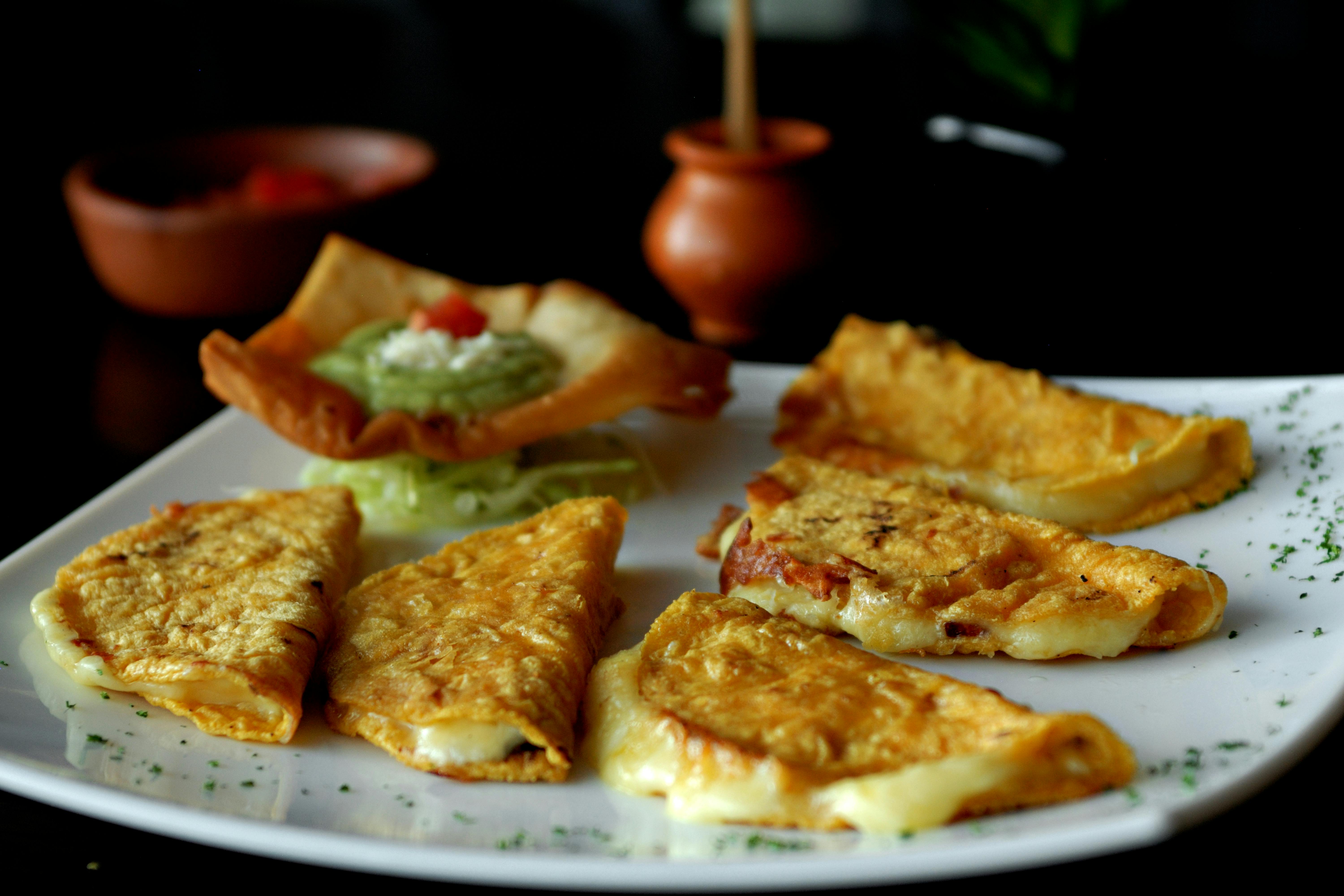 Golden Quesadilla Bites